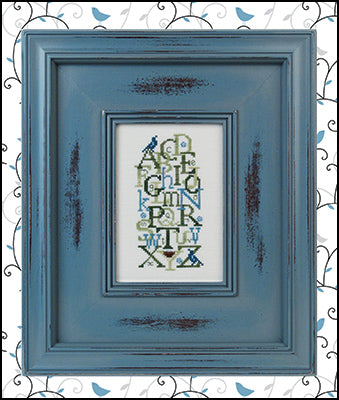 Bluebird Alphabet by Just Nan