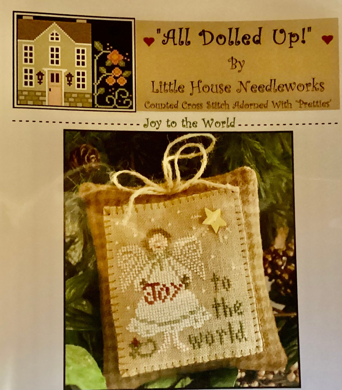 All Dolled Up! Joy to the World by Little House Needleworks