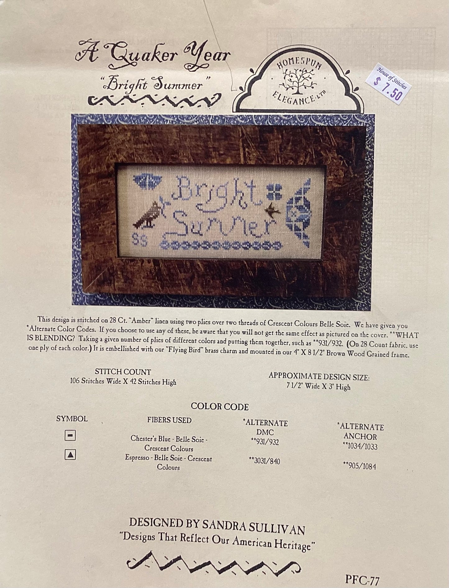 A Quaker Year: Bright Summer by Homespun Elegance
