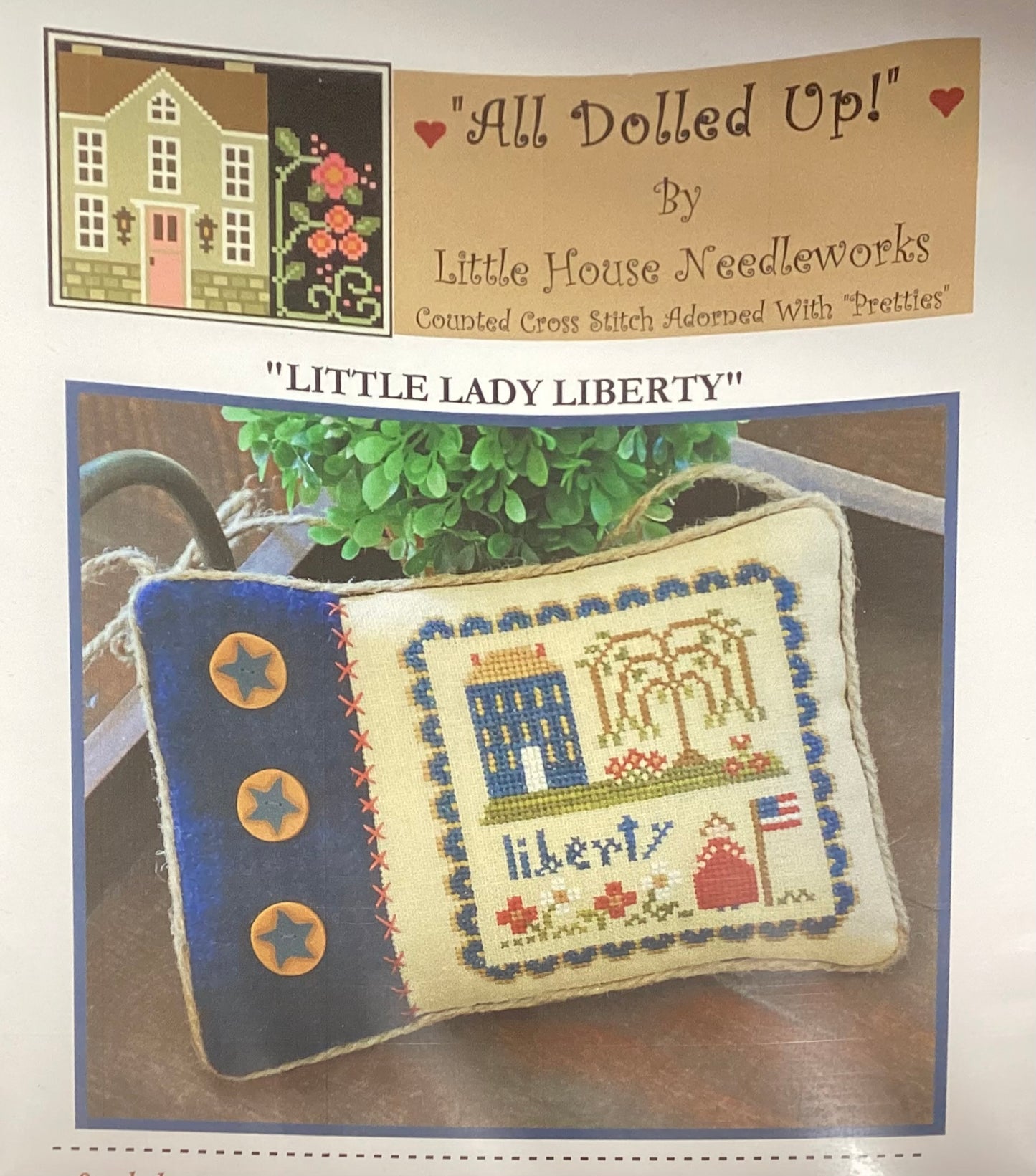 All Dolled Up! Little Lady Liberty by Little House Needleworks