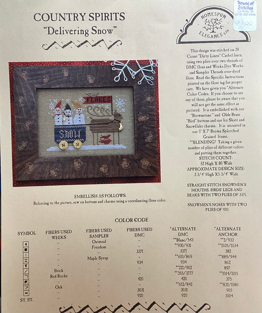 Country Spirits Collection: Delivering Snow by Homespun Elegance
