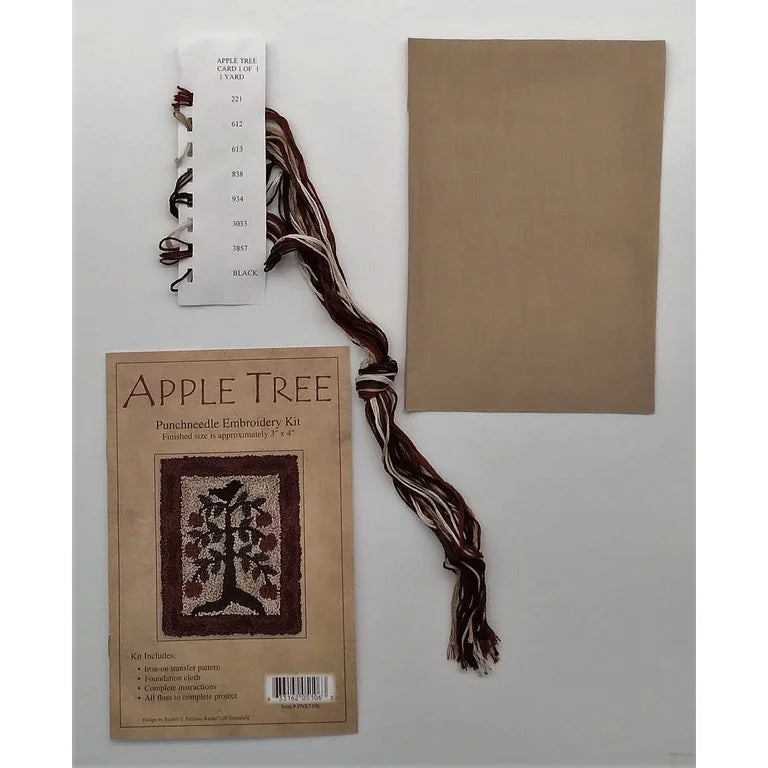 Apple Tree Punchneedle Embroidery Kit by Rachel’s of Greenfield