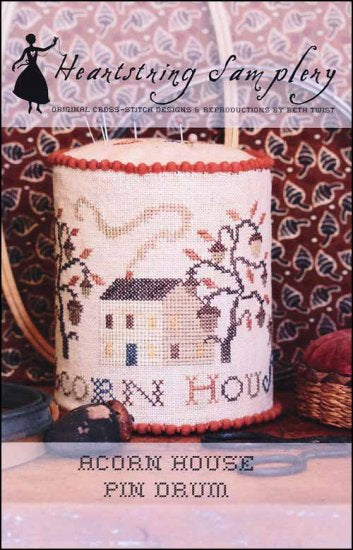Acorn House Pin Drum by Heartstring Samplery