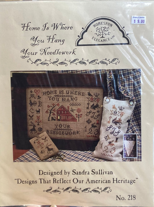 Home Is Where You Hang Your Needlework by Homespun Elegance