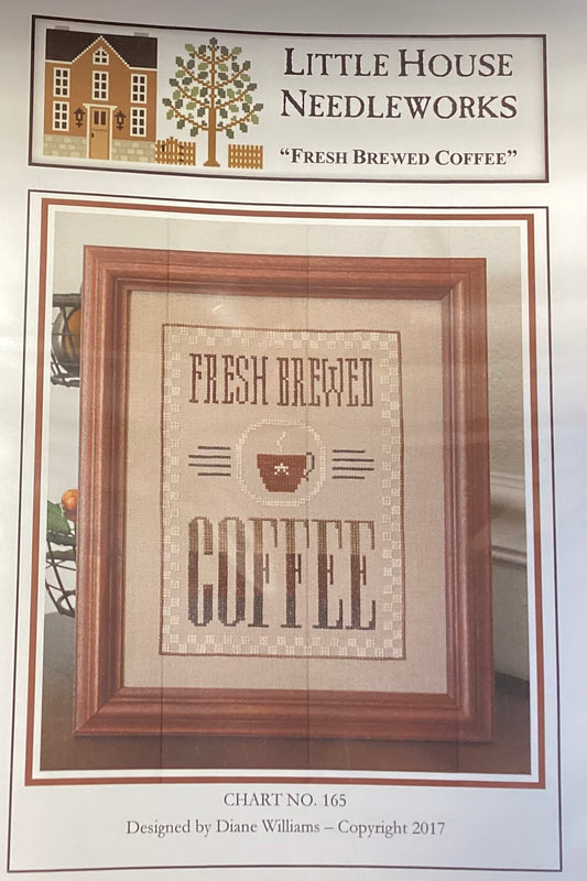 Fresh Brewed Coffee by Little House Needleworks