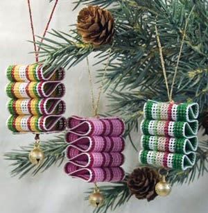 Ribbon Candy Ornament by Calico Crossroads