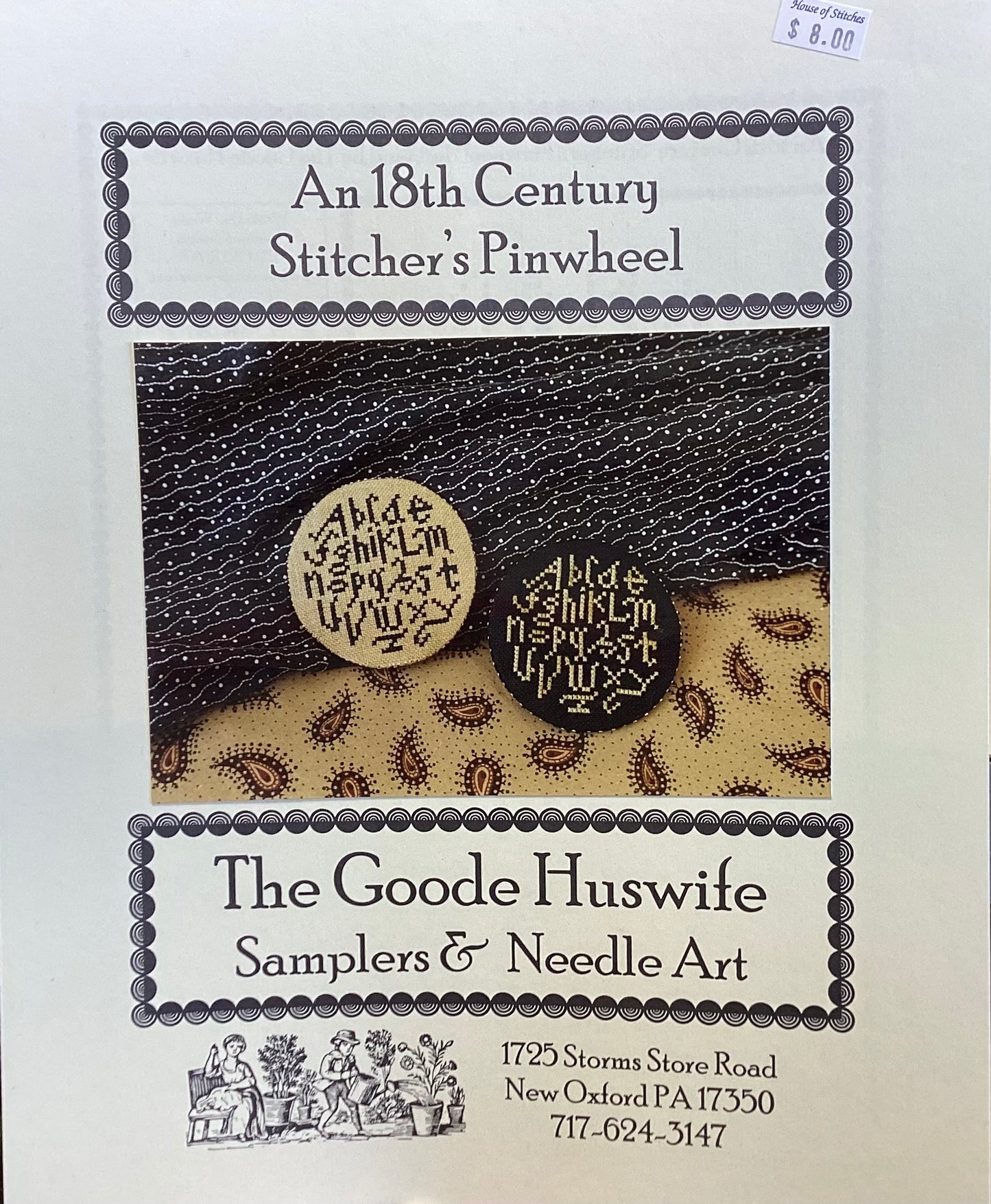 An 18th Century Stitcher’s Pinwheel by The Good Huswife