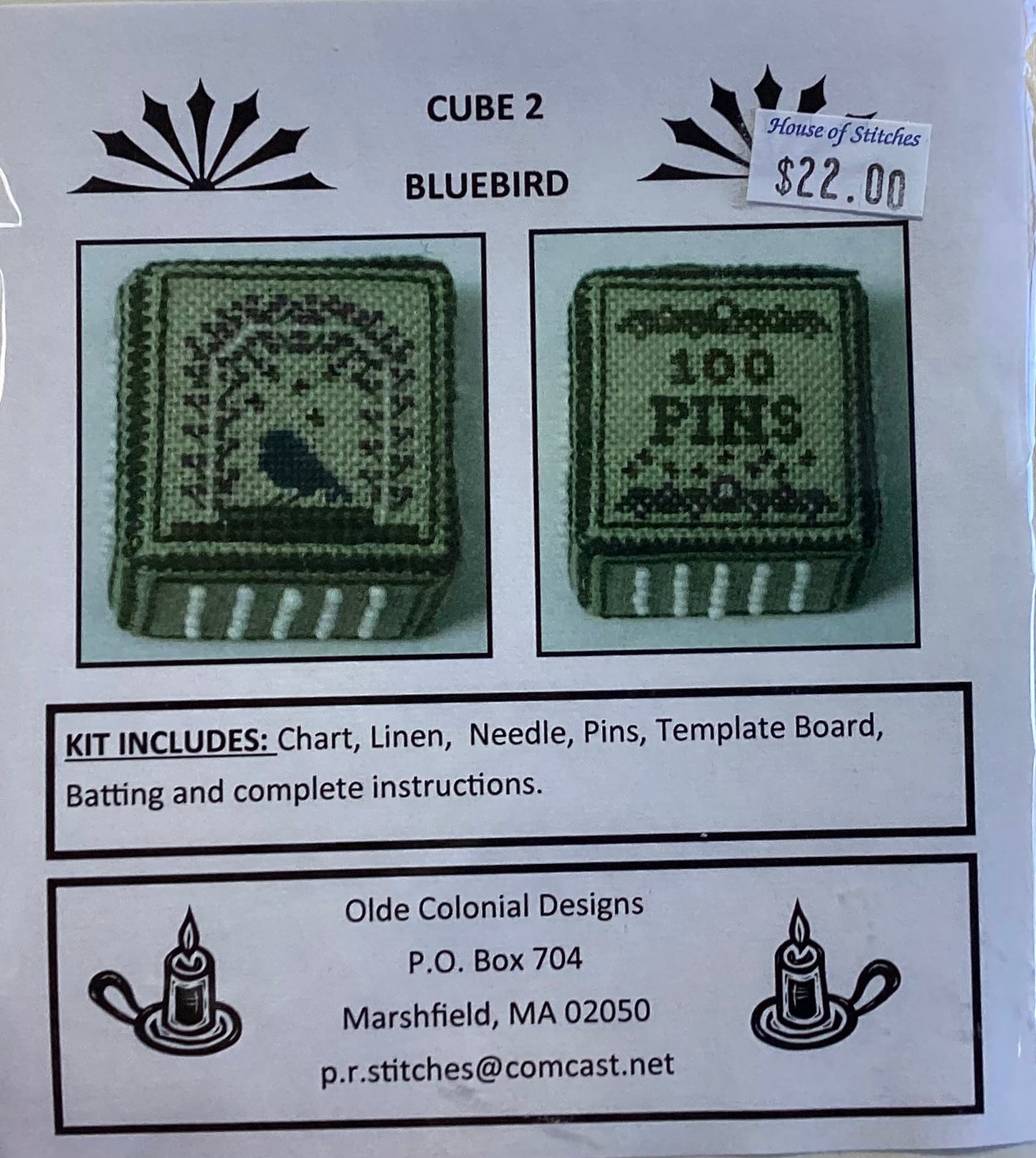 Cube 2: Bluebird Kit by Olde Colonial Designs