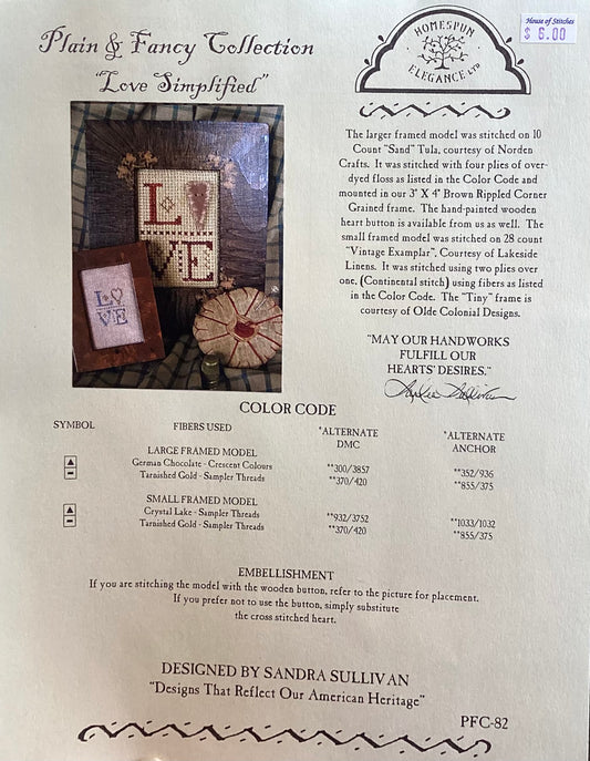 Plain & Fancy Collection: Love Simplified by Homespun Elegance