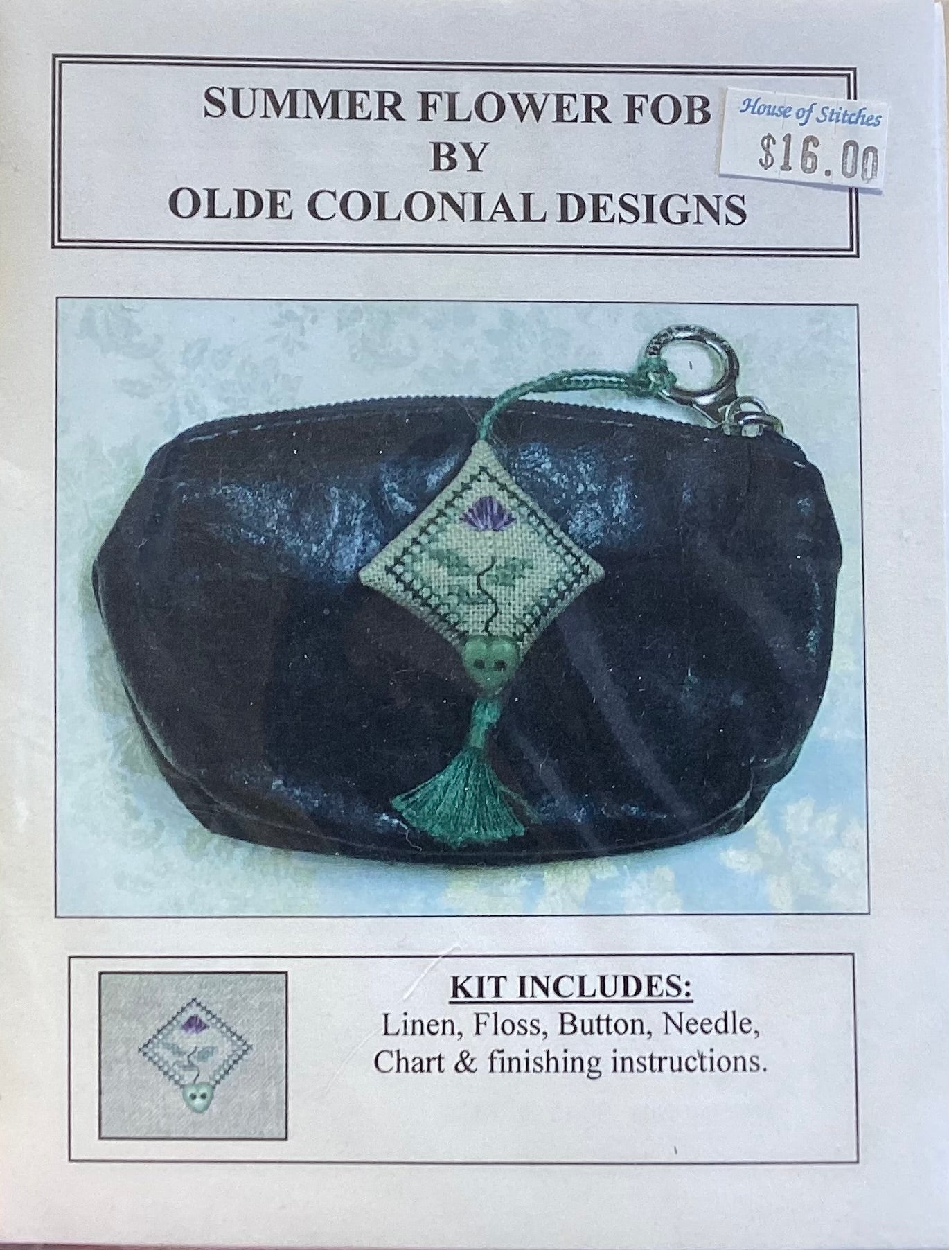 Summer Flower Fob Kit by Olde Colonial Designs
