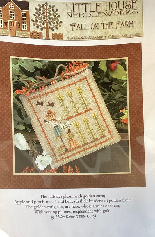 Fall on the Farm: No Crows Allowed Chart No. 3 by Little House Needleworks