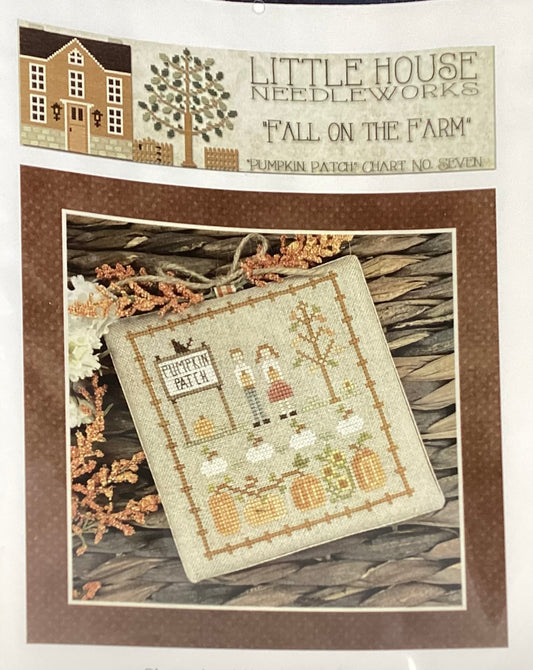 Fall on the Farm: Pumpkin Patch No. 7 by Little House Needleworks