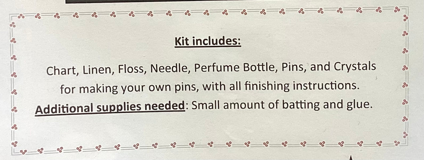 Perfume Make Do Pin Cushion by Olde Colonial Designs