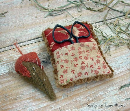 Lovebirds Pin & Scissors Keep by Pineberry Lane