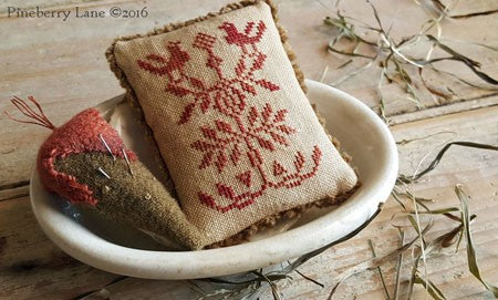 Lovebirds Pin & Scissors Keep by Pineberry Lane