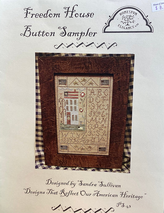 Freedom House Button Sampler by Homespun Elegance