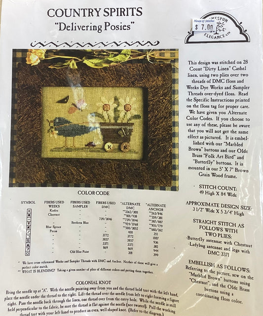 Country Spirits Collection: Delivering Posies by Homespun Elegance