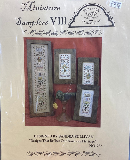 Miniature Samplers VIII by Homespun Elegance