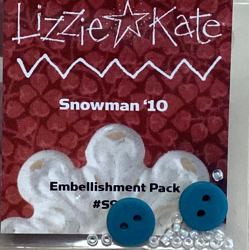 Snowman ‘10 Embellishment Pack by Lizzie Kate