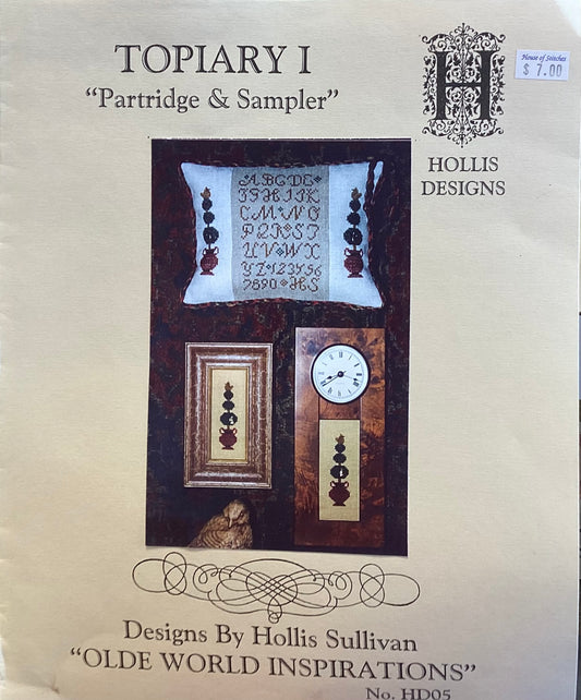 Topiary I: Partridge & Sampler by Homespun Elegance