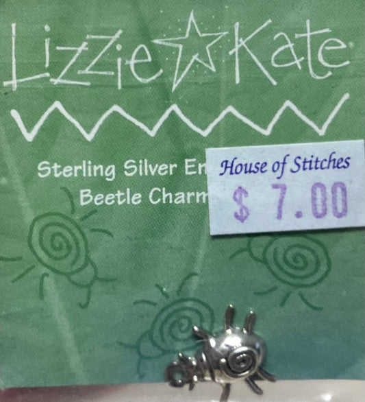 Sterling Silver Beetle Embellishment by Lizzie Kate