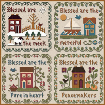 Saltbox Scriptures by Little House Needleworks