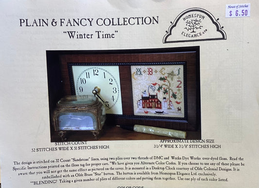 Plain & Fancy Collection: Winter Time by Homespun Elegance