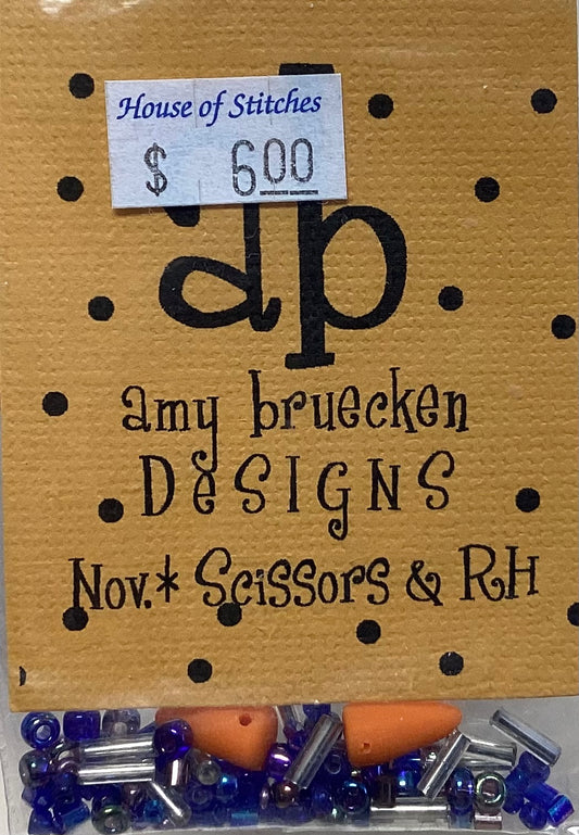 November Sampler: Running With Scissors & Ralph Henry Embellishment Pack by Amy Bruecken Designs