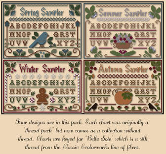 Seasons Samplers by Little House Needleworks