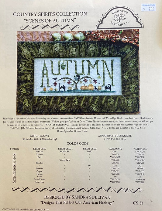Country Spirits Collection: Scenes of Autumn by Homespun Elegance
