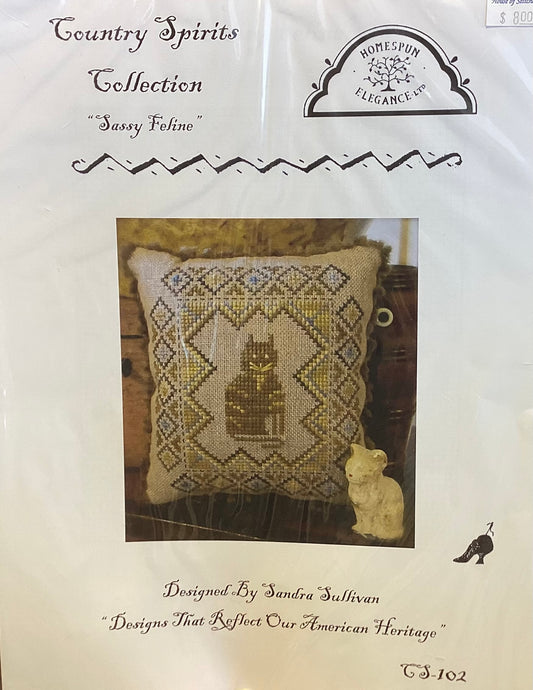 Country Spirits Collection: Sassy Feline by Homespun Elegance