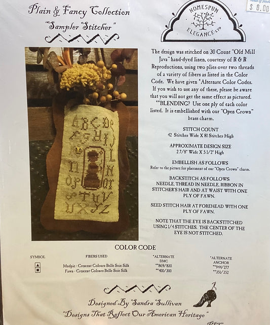 Plain & Fancy Collection: Sampler Stitcher by Homespun Elegance