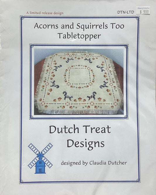 Acorns and Squirrels Too Tabletopper by Dutch Treat Designs