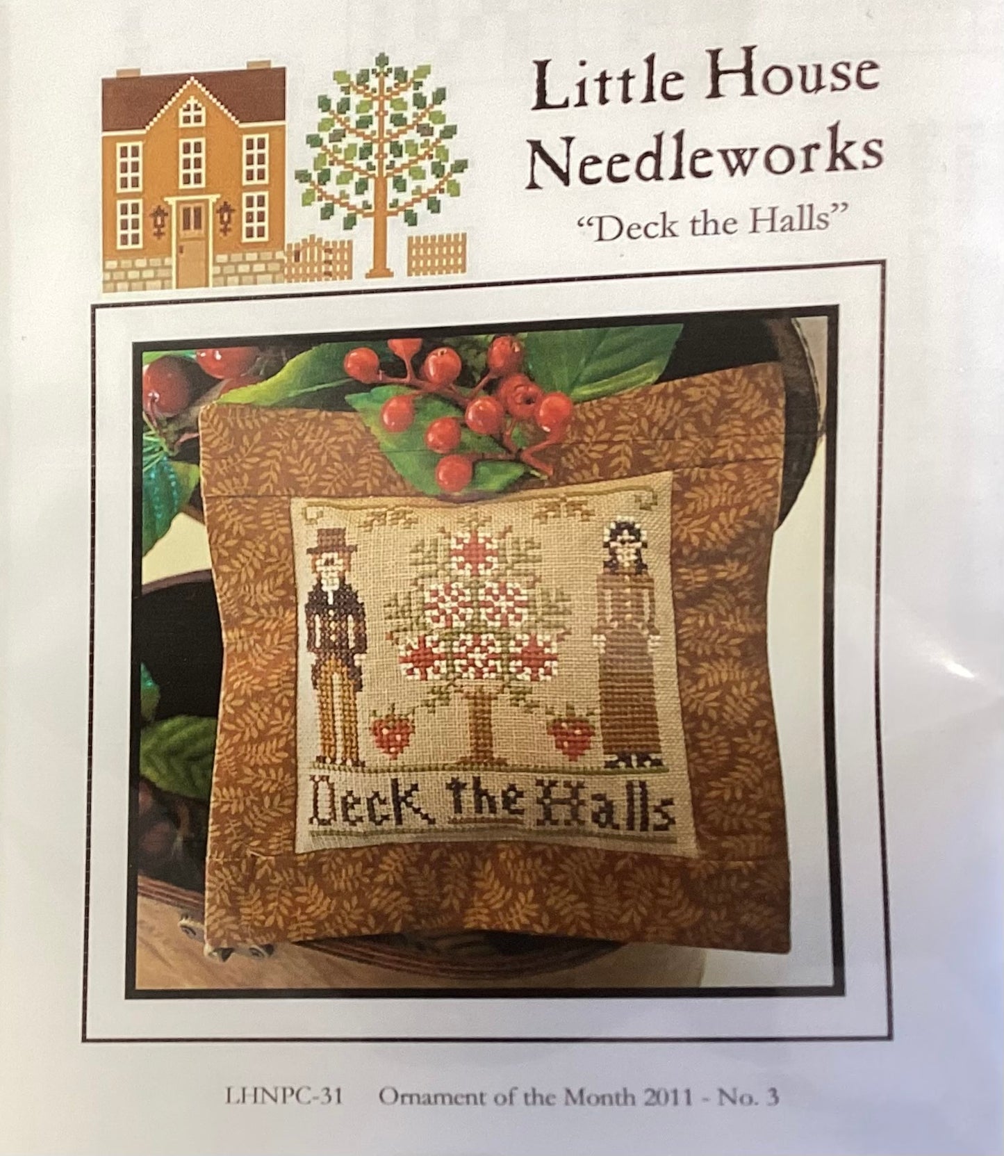 Deck the Halls: Ornament of the Month 2011 No. 3 by Little House Needleworks