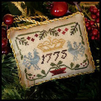 Three Crowns: The Sampler Tree Ornament Series by Little House Needleworks