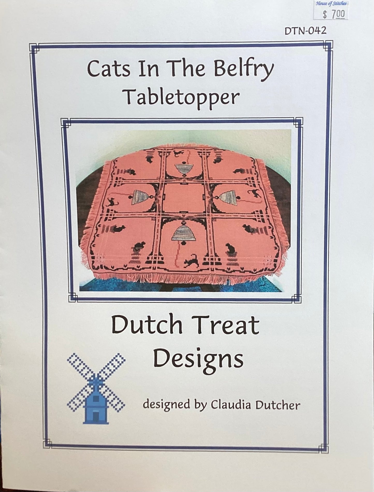 Cats In The Belfry Tabletopper by Dutch Treat Designs