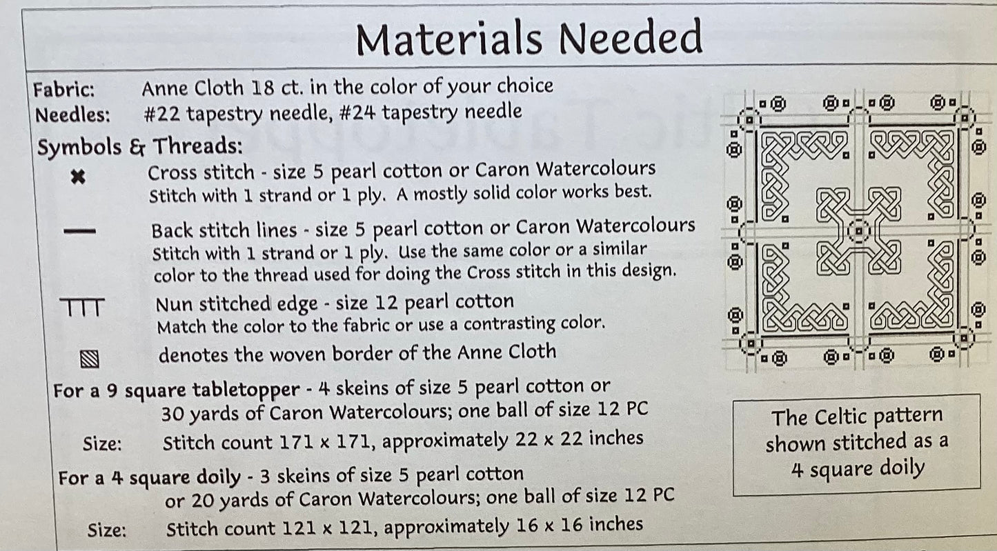 Celtic Tabletopper by Dutch Treat Designs
