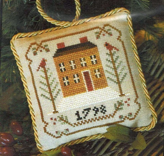 Old Colonial: The Sampler tree Ornament Series by Little House Needleworks