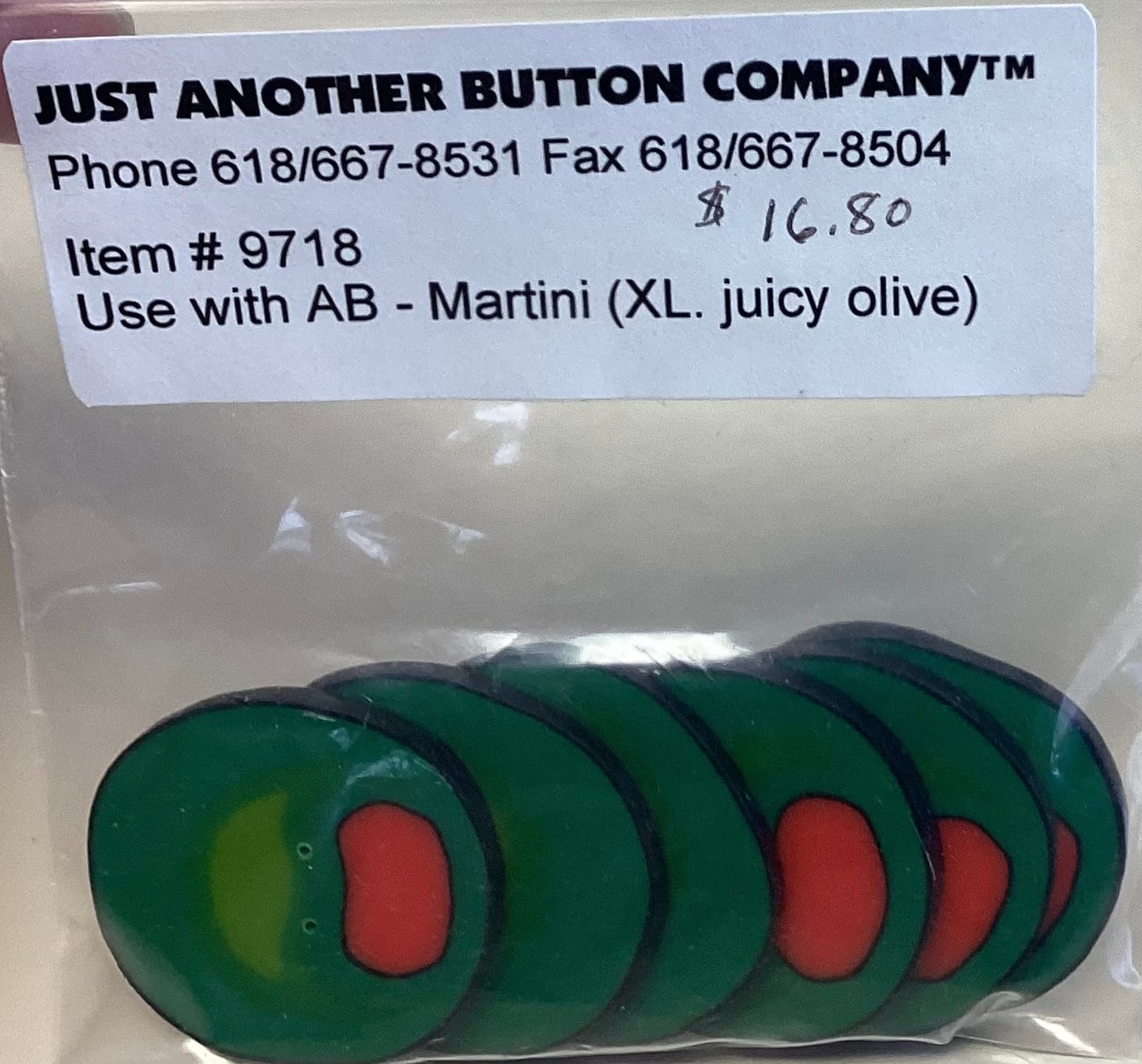 Amy Bruecken Designs- Martini Embellishment Pack by Just Another Button Company