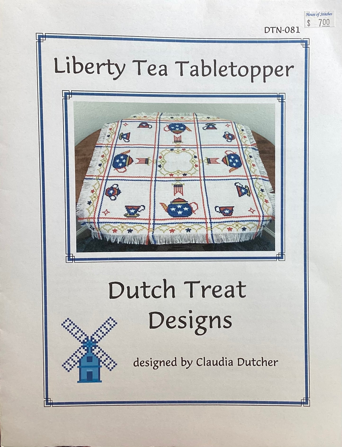 Liberty Tea Tabletopper by Dutch Treat Designs