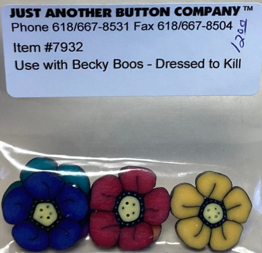 Becky Boos- Dressed to Kill Embellishment Pack by Just Another Button Company