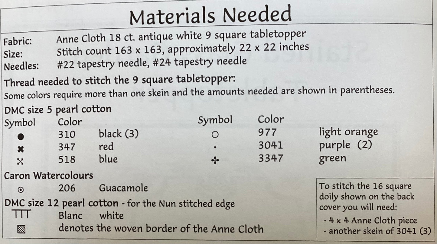 Stained Glass Garden Tabletopper by Dutch Treat Designs