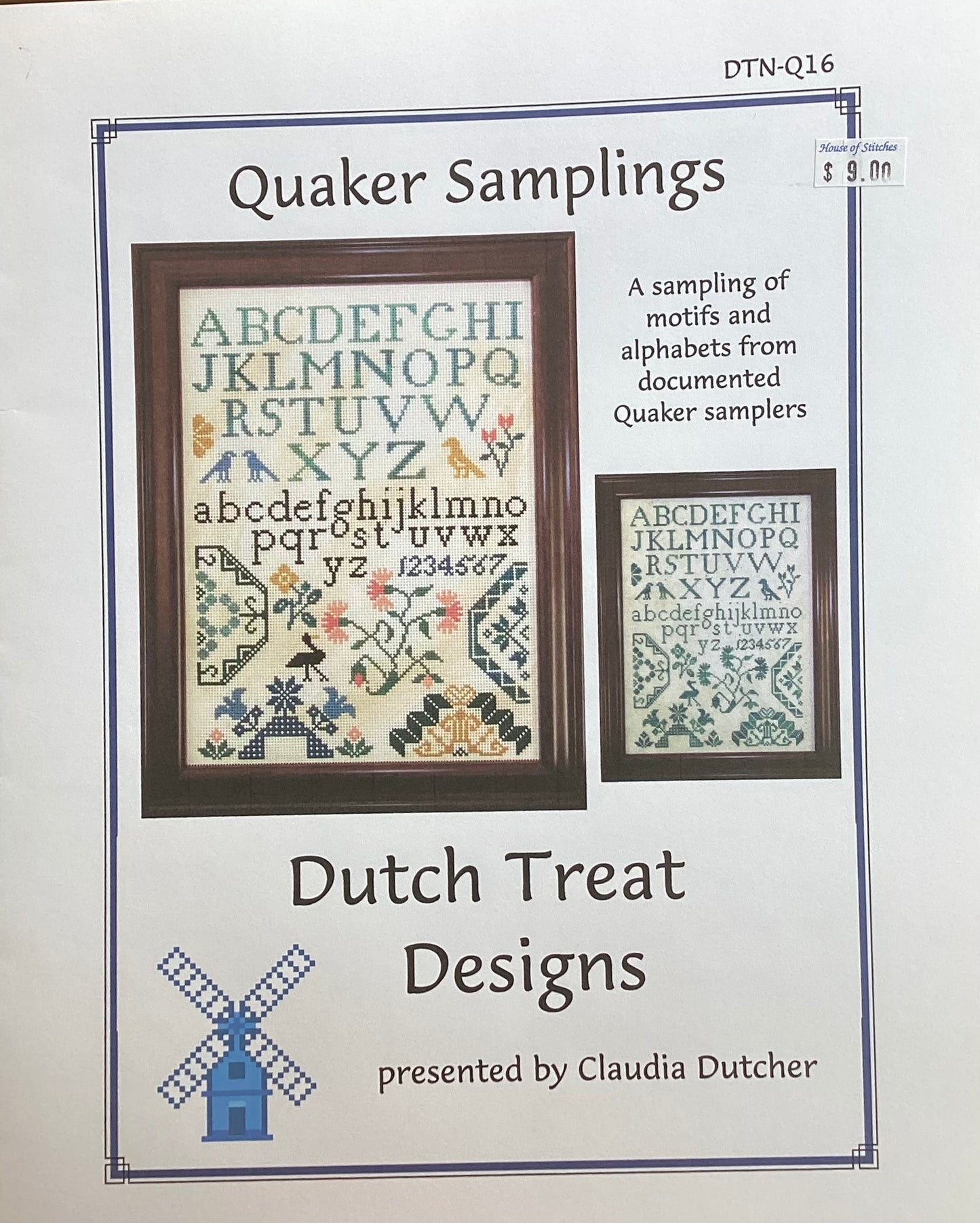 Quaker Samplings by Dutch Treat Designs