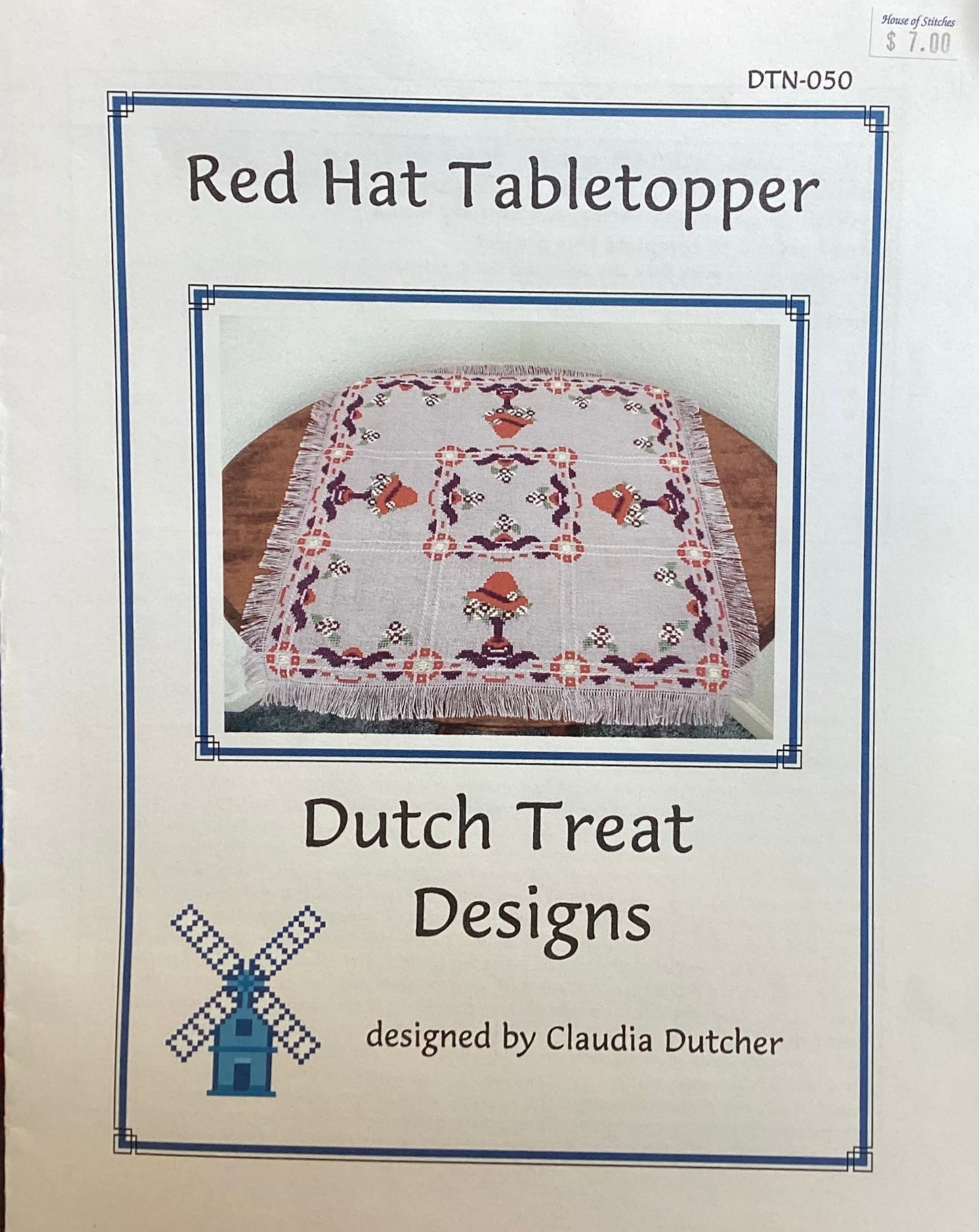 Red Hat Tabletopper by Dutch Treat Designs