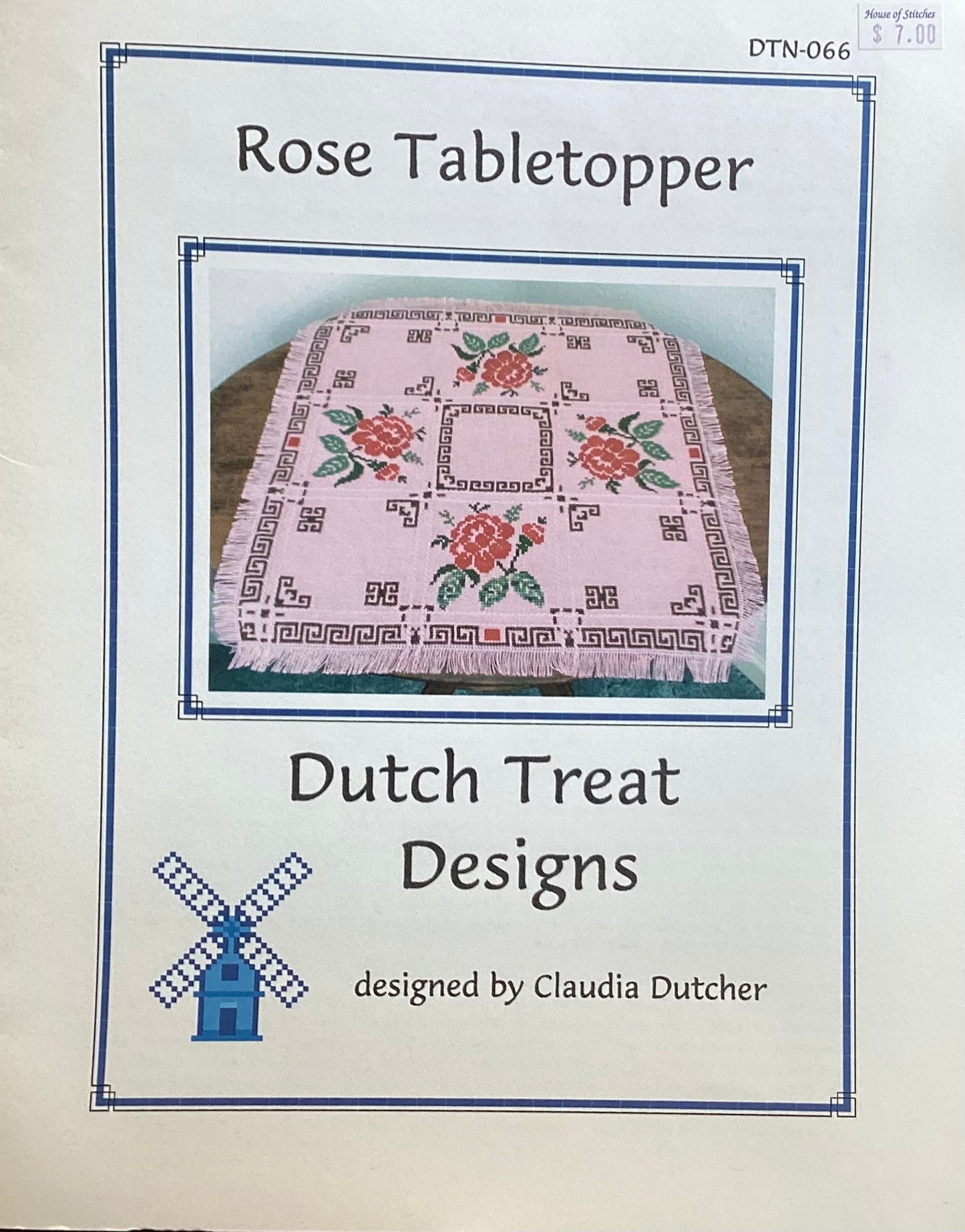 Rose Tabletopper by Dutch Treat Designs