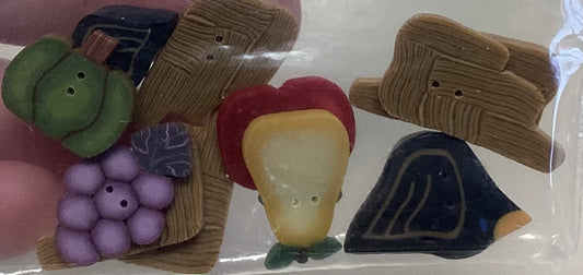 The Cricket Collection- Autumn Welcome Embellishment Pack by Just Another Button Company