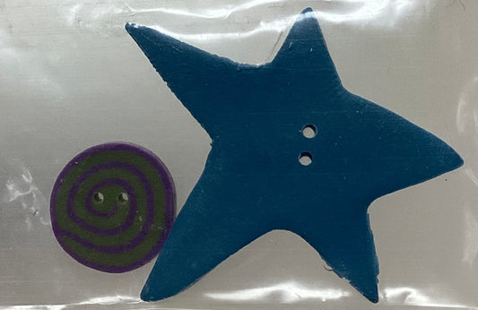 The Cricket Collection: Little Cup (Blue) Embellishment Pack by Just Another Button Company