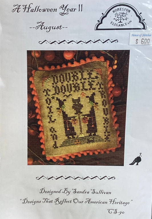 A Halloween Year II: August “Double Trouble” by Homespun Elegance