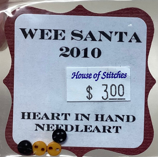 Wee Santa 2010 Embellishment Pack by Heart in Hand Needleart