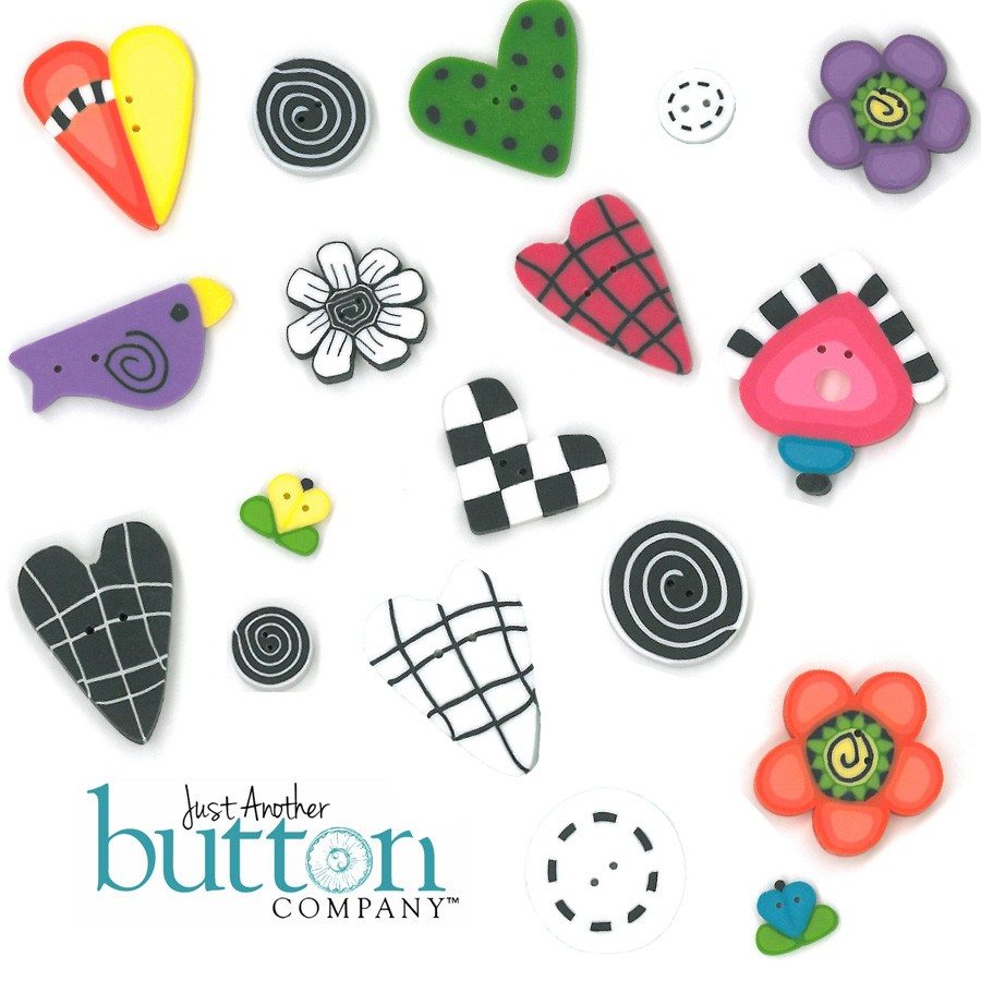Just Another Button Company: Sunshine & Shadows Embellishment Pack